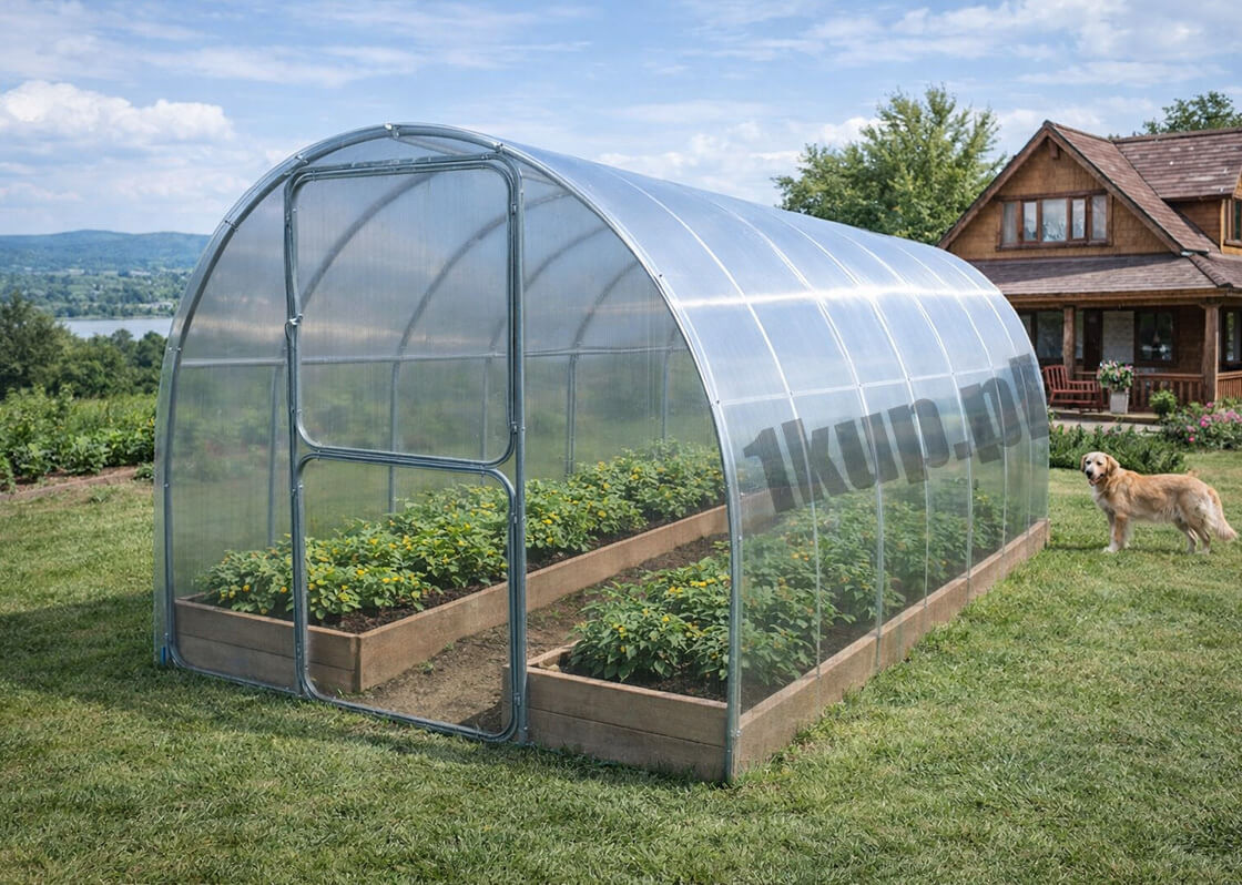 mala szklarnia ogrodowa z poliwęglanu